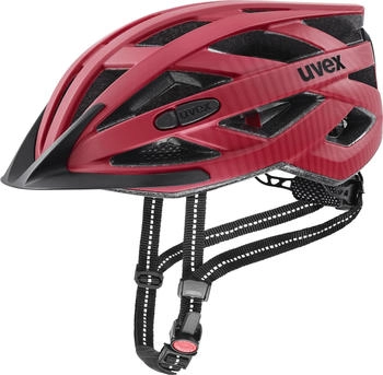 uvex city i-vo ruby red matt