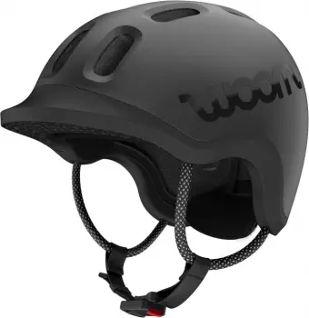 Charcoal Metallic: Woom READY Kids Helmet