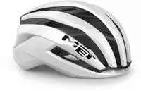MET 3HM162CE00SWH1, MET Trenta 3K Carbon Rennradhelm mit MIPS wei&szlig;/gl&auml;nzend