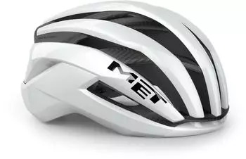 MET Trenta 3K Carbon white glossy