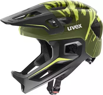 uvex React Junior Fullface dark olive matt