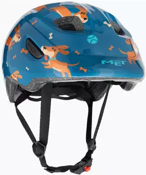 MET Hooray Junior Mtb-Helmet Glossy Blue Teckel