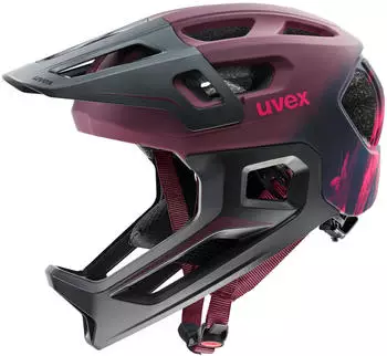 uvex React Junior Fullface cranberry matt