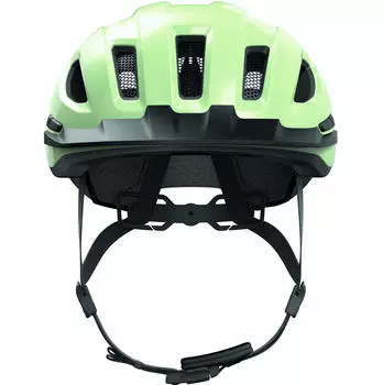 ABUS Urban-I 4.0 pistacchio green – Magnetverschluss und Zopf-Kompatibilität im Alltag