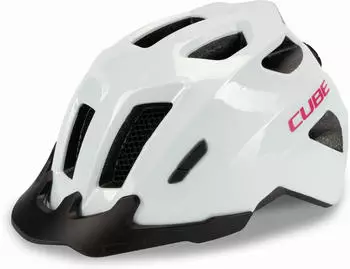 Cube Fink Helmet flashwhite'n'pink