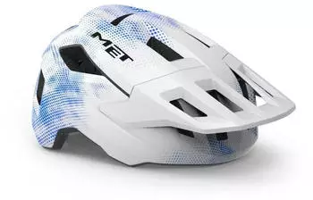 MET Shelter Youth white/blue matt