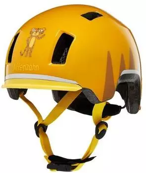 Affenzahn Fahrradhelm Kinder Tiger gelb