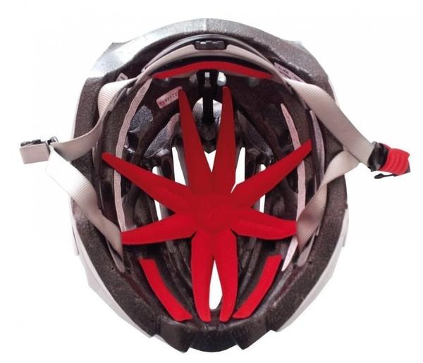 Mariposa Helmpolster Octo Plus Kit univ rot, mit Klettverschlüsse