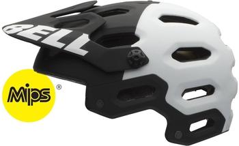 Bell Super 2 Mips weiß-schwarz