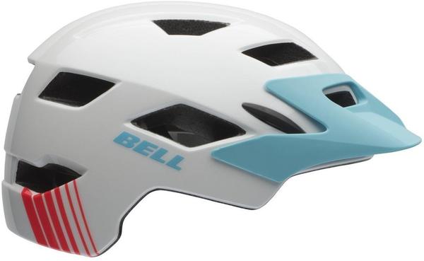Bell Sidetrack Helm weiß-blau