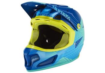 Bluegrass Brave Fullface-Helmet blue/green 54-56 cm