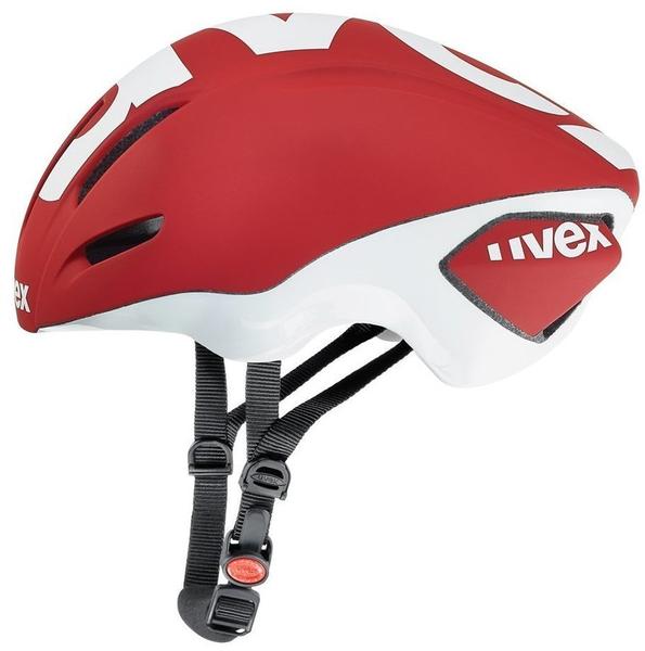 Uvex EDAero rot matt-weiß