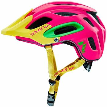 Seven M2 Helm, neon pink/lime M/L,