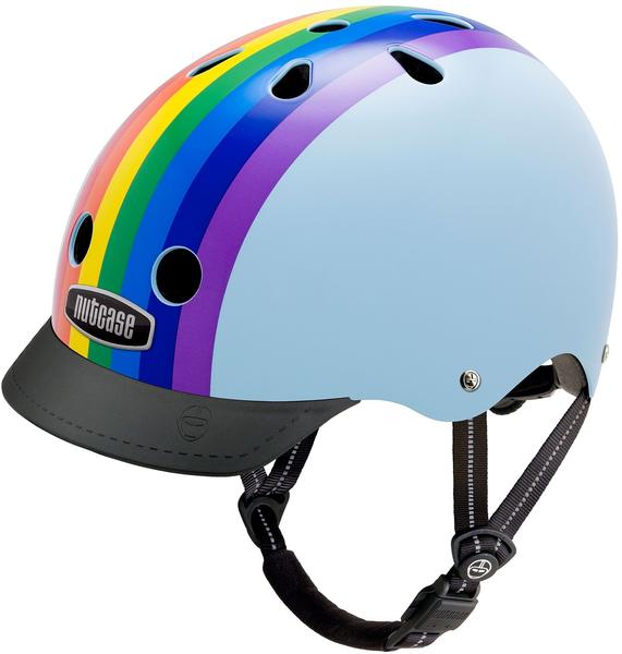 Nutcase Fahrradhelm 56-60 cm Rainbow Sky