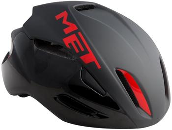 MET Manta Helm schwarz-rot