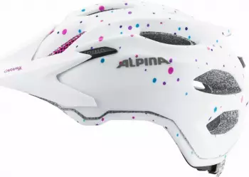 Alpina Sports Carapax Jr. white-polka-dots – Alpina Sports Carapax Jr. white-polka-dots: Der perfekte MTB-Helm für Kinder