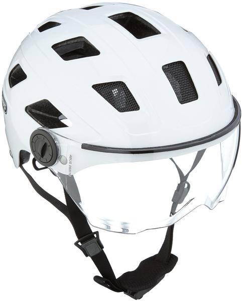 ABUS Hyban 56-63 cm clear visor/cream white 2017