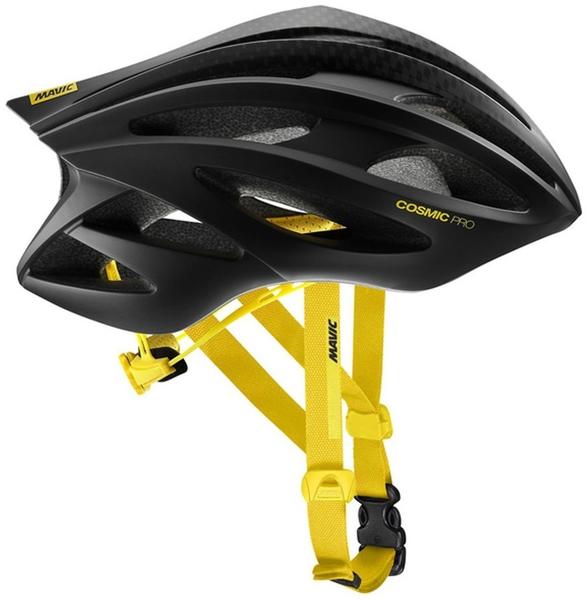 Mavic Cosmic Pro Helmet Men black/yellow 54-59 cm 2017 Rennradhelme