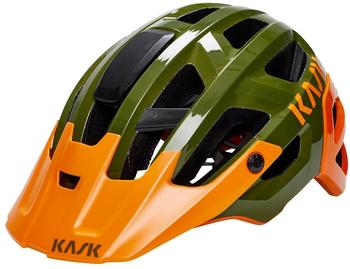 Kask Rex 59-62 cm dunkelgr&uuml;n/orange 2017