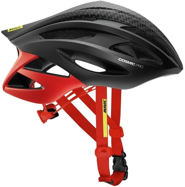 MAVIC Cosmic Pro Rennrad Fahrrad Helm schwarz/rot 2018: Größe: L (57-61cm)