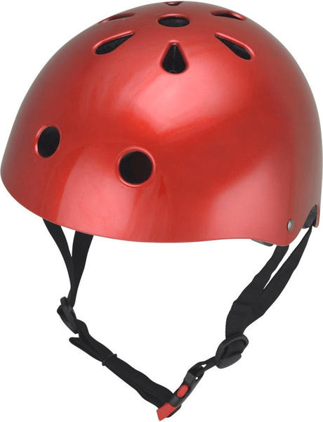 Kiddi moto Helm Metallic Red