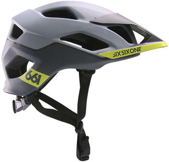SixSixOne Evo AM Patrol grey-yellow