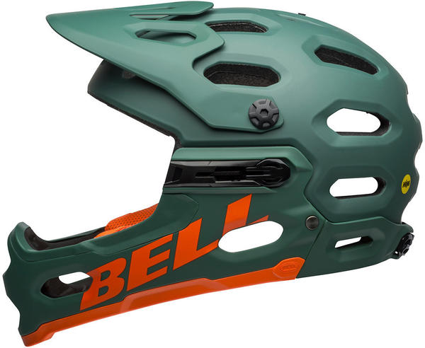 Bell SUPER 3R MIPS green-orange