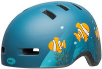 Bell 117101764, Bell Lil Rippers Kinder Fahrradhelm Grau/Blau Clownfish 46-52cm