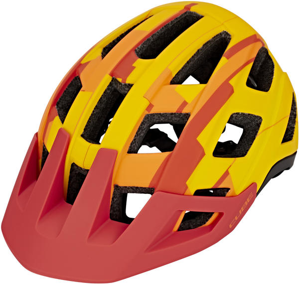 Cube Badger Helmet orange camo