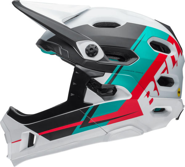 Bell Super DH Mips white-black-red