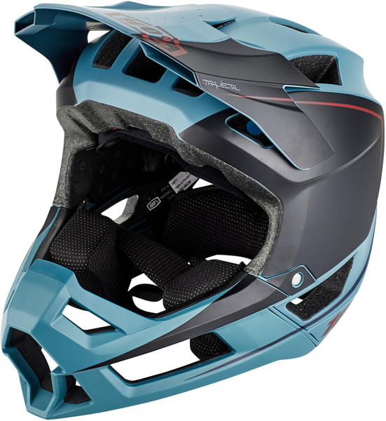 100% Trajecta Helmet slate blue