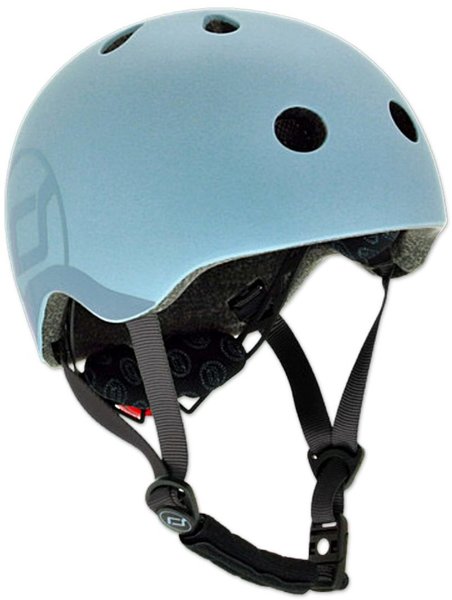 Scoot & Ride Kids helmet steel