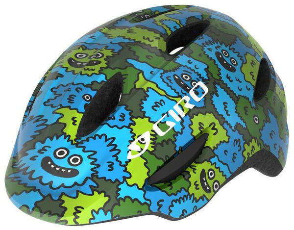 Giro Scamp MIPS helmet Kid's blue/green creature camo