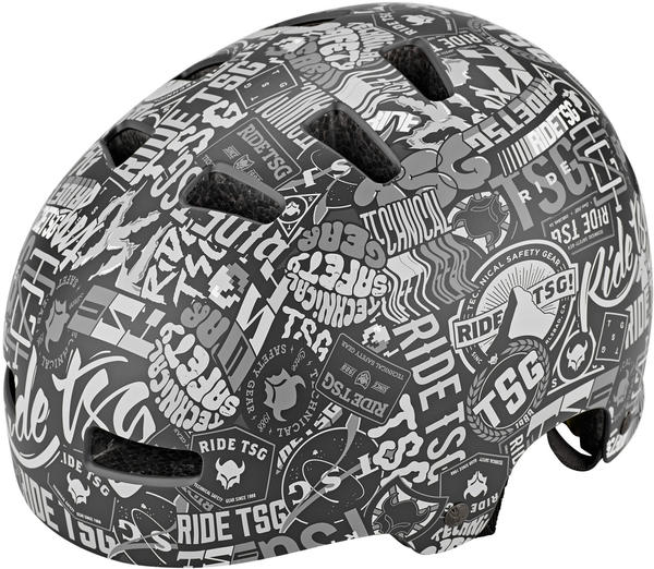 TSG Evolution Graphic Design helmet Kid's stickerbomb