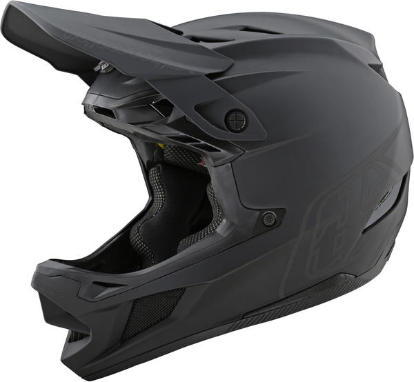 Troy Lee Designs D4 Composite MIPS Mirage helmet stealth black/grey
