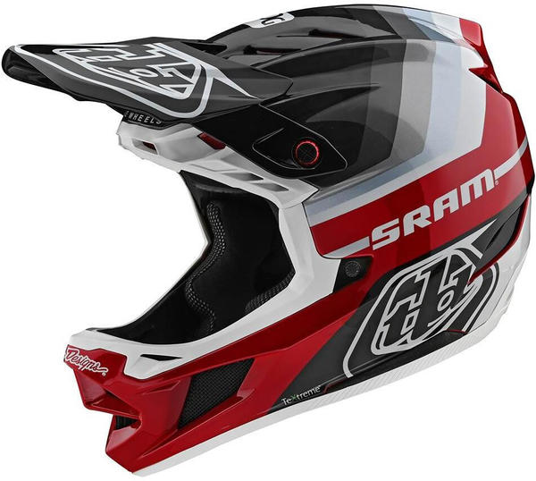 Troy Lee Designs D4 Carbon MIPS Mirage helmet sram black/red