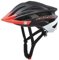 Cratoni Fahrradhelm Agravic black-red matt