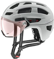 Uvex S4129770215, Fahrradhelm Uvex Finale Visor V 2026 Helmgr&ouml;&szlig;e: 52-57cm Wei&szlig;