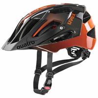 Uvex S4107752815, Uvex Quatro Mtb Helmet Orange,Schwarz M Titan / Orange