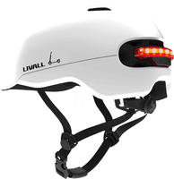 Livall C20-L-WHT-LTD-GRAFFITI, Livall C20 Led Urban Helmet Wei&szlig; L White / Graffiti