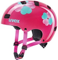 Uvex S41481905703314, uvex Kid 3 Kinder-Fahrradhelm (55-58 cm, 33 pink flower)