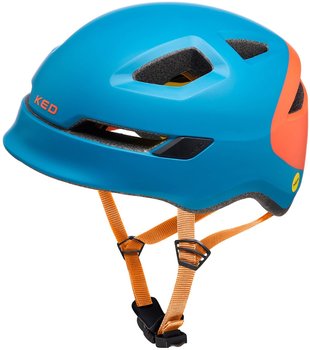 KED Kinder Radhelm POP petrol/orange – Höchste Sicherheit dank MIPS und Sicherheitslicht