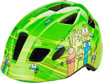 Cube Pebble Helmet Juniors green friends