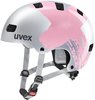 Uvex S4148193615, Uvex Kid 3 Kinder BMX Dirt Fahrrad Helm silberfarben/rosa 2024