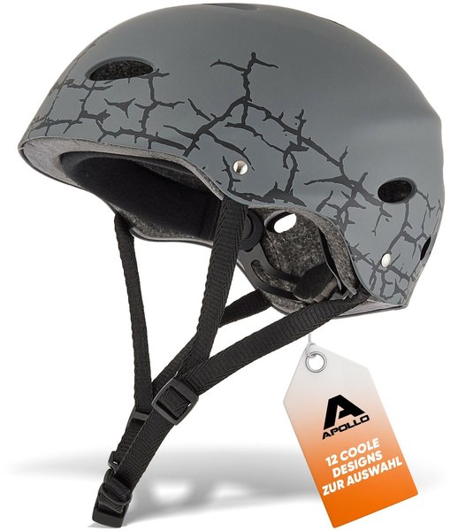 Apollo BMX-Helm cracked