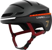 Livall 39668394590256, Livall EVO21 M 54-58 cm Helm f&uuml;r Erwachsener (Schwarz)