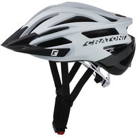 Cratoni Fahrradhelm Agravic white-black glossy