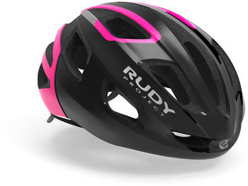 Rudy Project Strym Helmet black pink fluo shiny