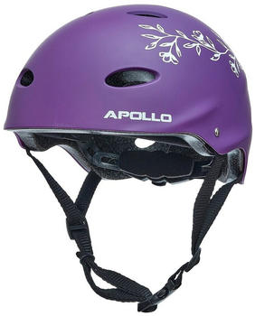 Apollo BMX-Helm purple flower