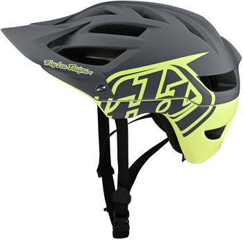 Troy Lee Designs A1 Helmet classic grey yellow green